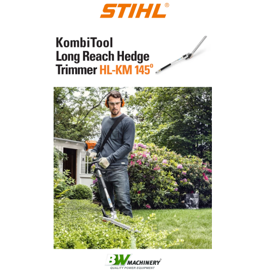 STIHL Long Reach Hedge Trimmer HL KM 145 B W Machinery