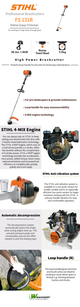 STIHL FS 131 R Professional Brushcutter | B.W. Machinery