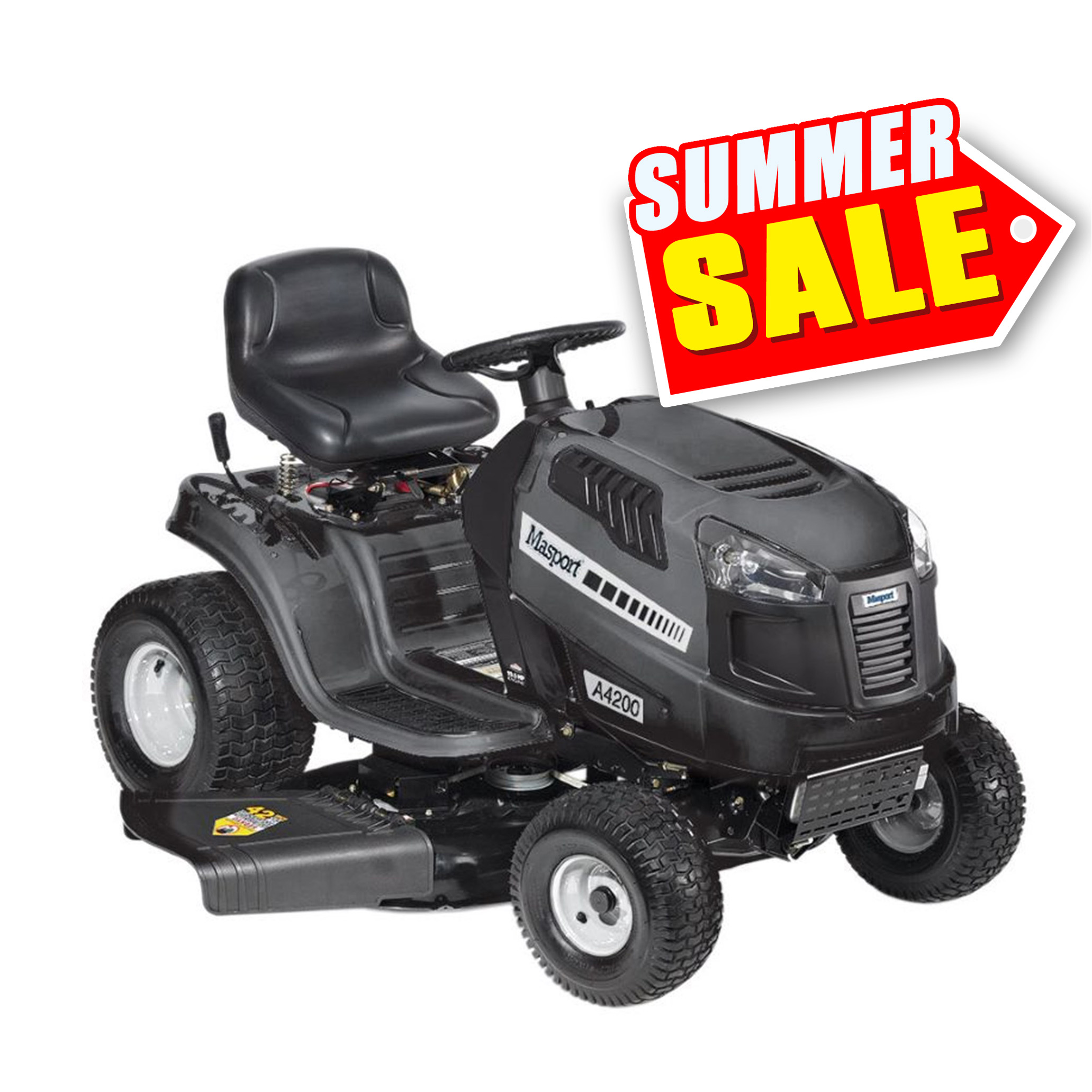 Masport mini ride on mower new arrivals