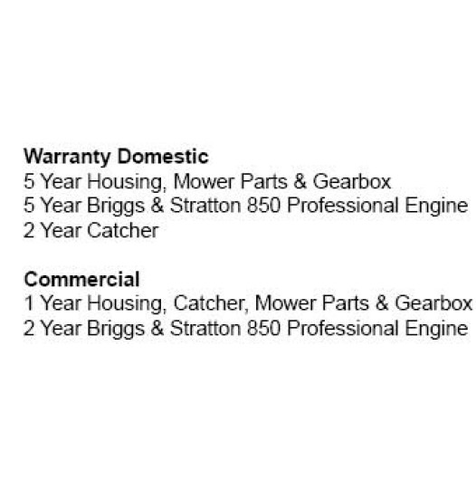Masport Contractor Sp Warranty