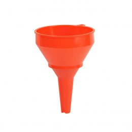 Ga 4'' Plastic Funnel With Removable Mesh Filter 1
