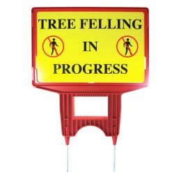 Ga Warning Sign Tree Felling In Progress 1