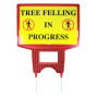 Ga Warning Sign Tree Felling In Progress 1