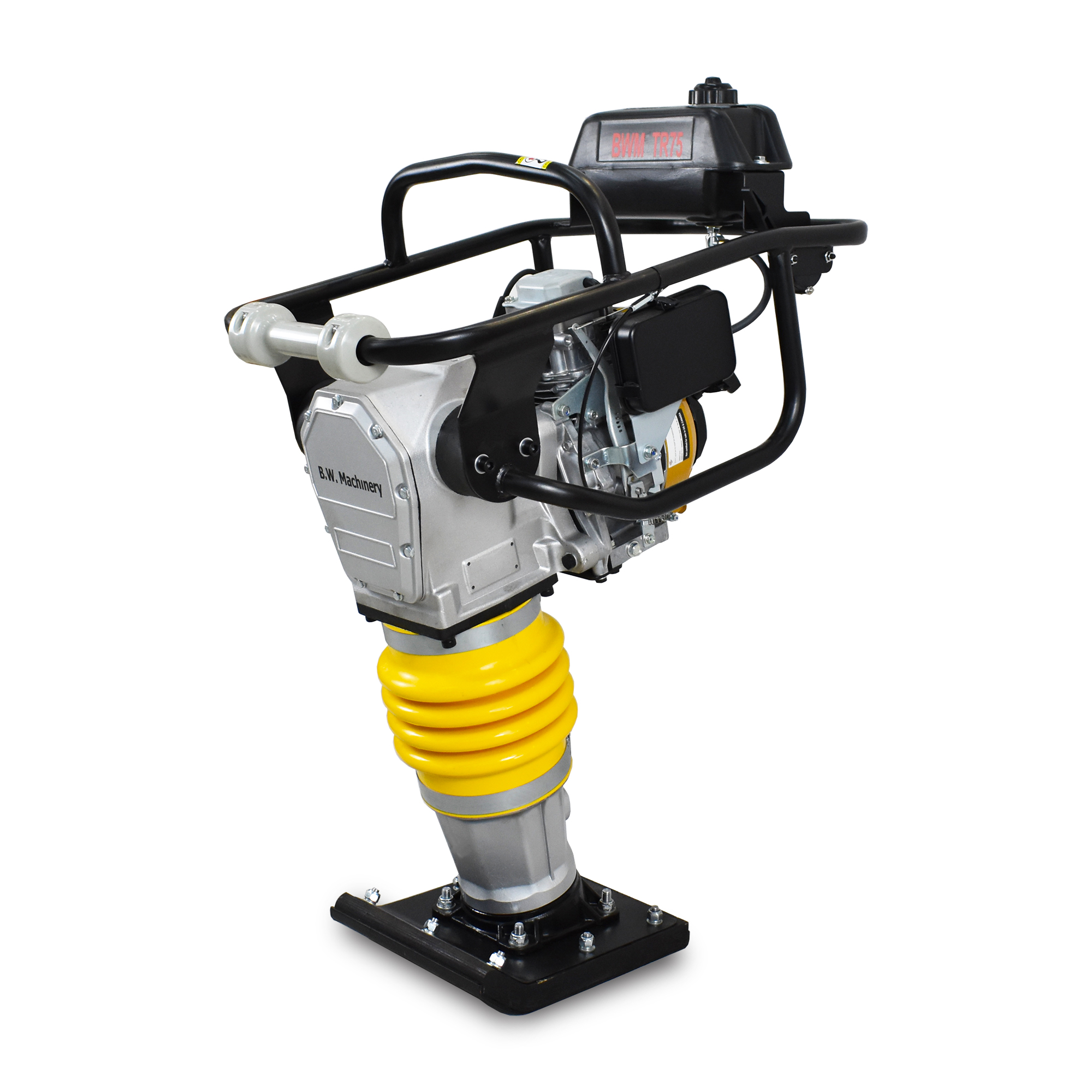 BWM TR75 Tamping Rammer Robin EH12 3.5HP Engine 14KN B.W. Machinery