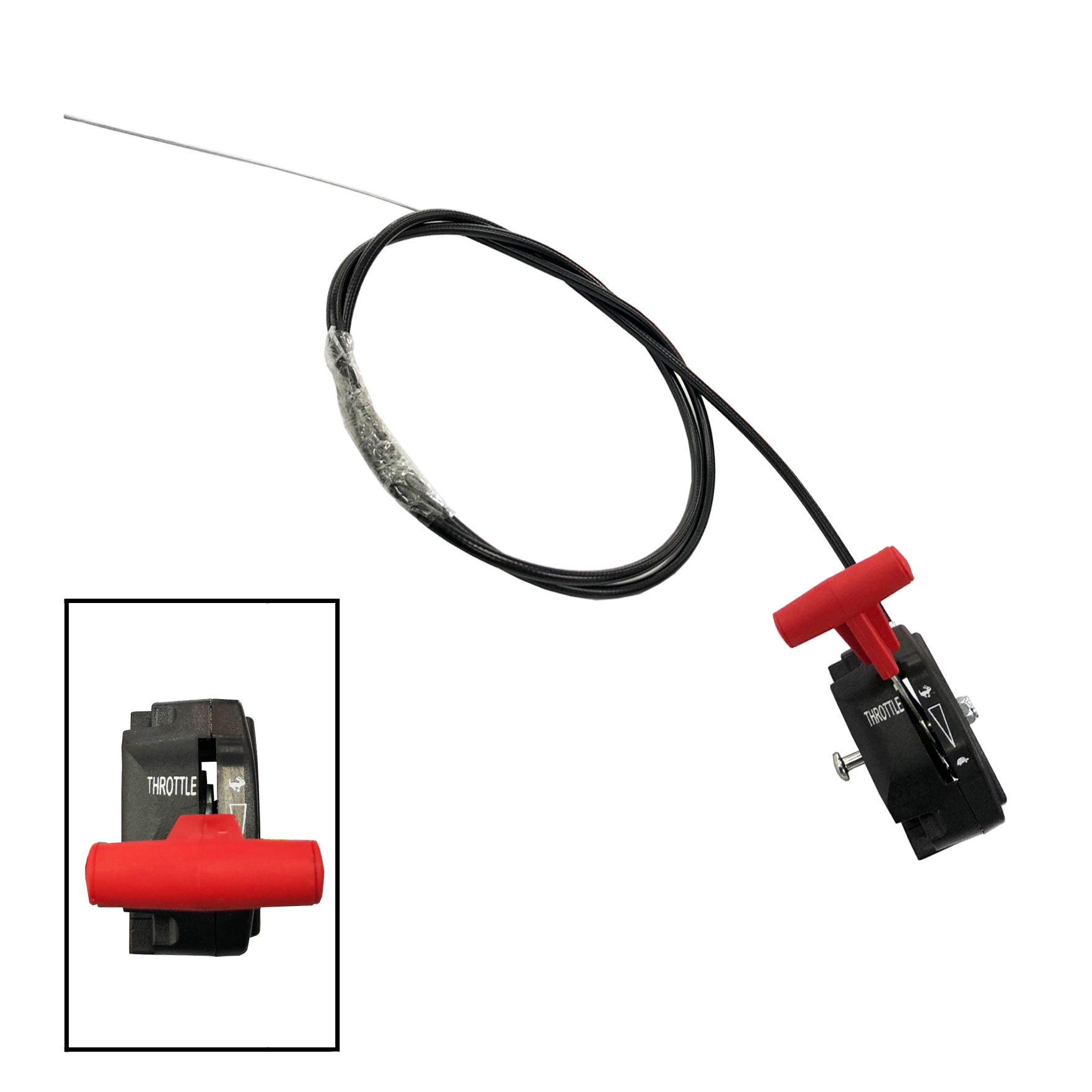 thumbnail image 2 of B/A 20' External Throttle Control Cable For Tow Truck Sets And Holds Engine Speed 2 of 6