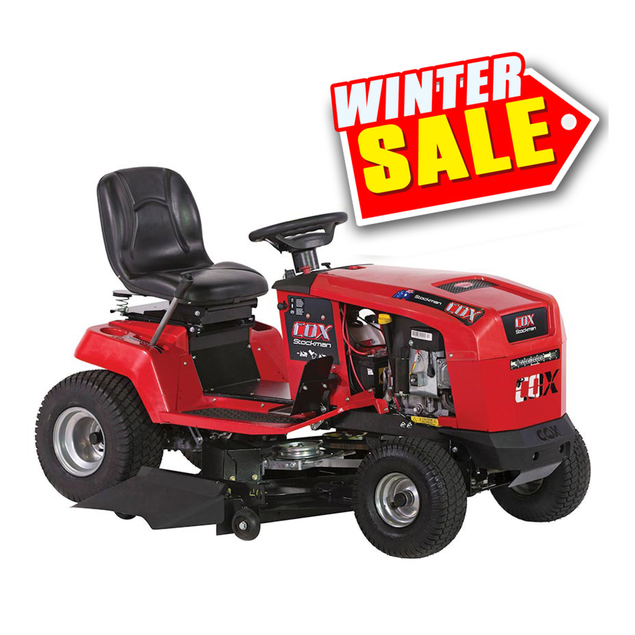 COX Stockman PLUS CTL17B32 Ride On Mower | B.W. Machinery