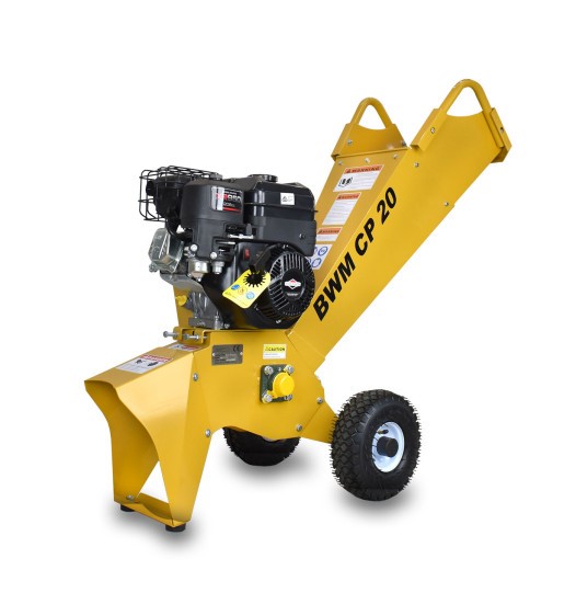 BWM CP20 Chipper Shredder with Briggs and Stratton 6.5HP Engine (Self Feeding)